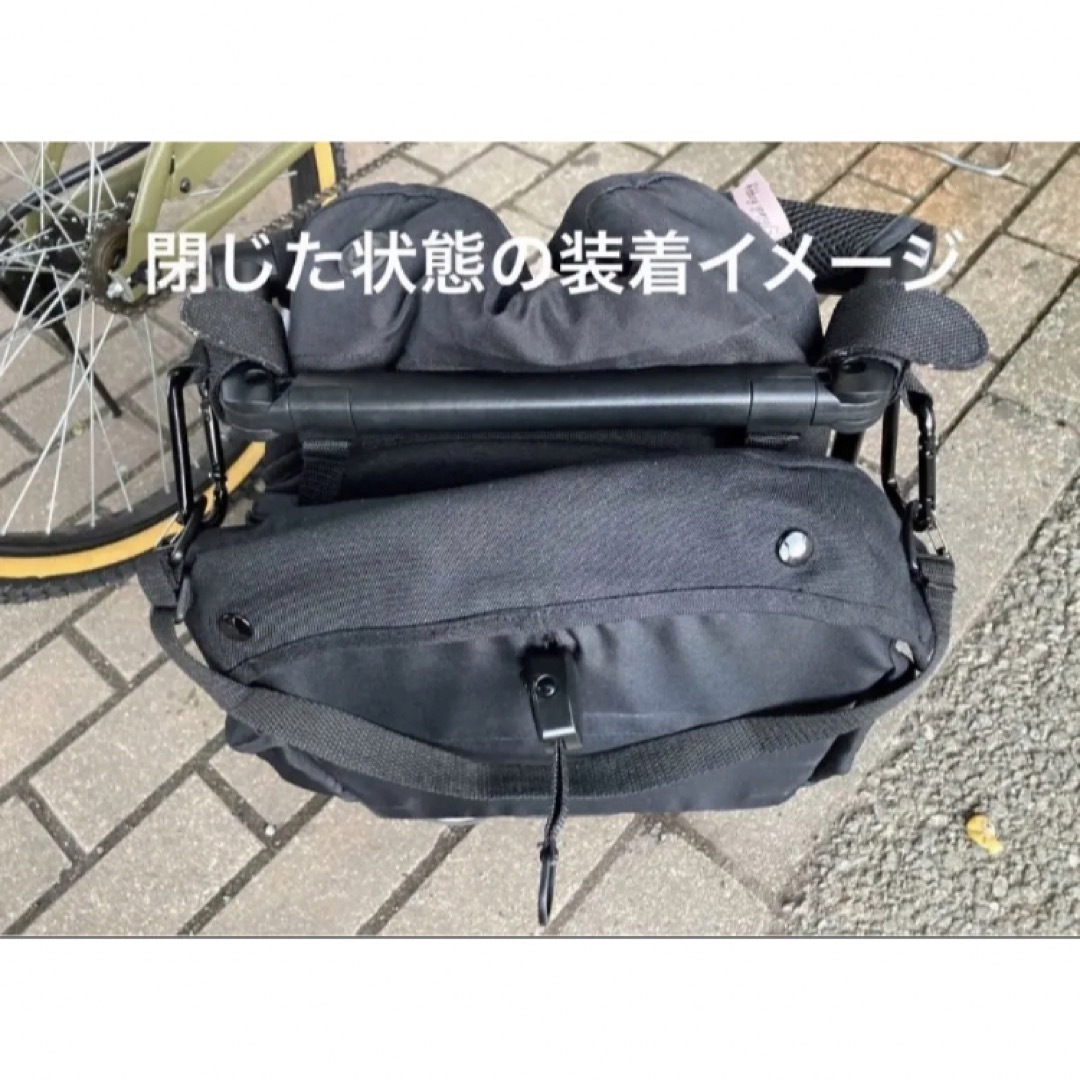 cybex(サイベックス)の【新品】ベビーカー　肩がけベルト(ショルダーベルト)  白×黒 キッズ/ベビー/マタニティの外出/移動用品(ベビーカー/バギー)の商品写真