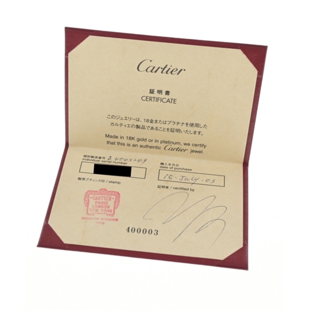 Cartier(カルティエ)のCartier カルティエ リング 49 K18WG 【古着】【中古】 レディースのアクセサリー(リング(指輪))の商品写真