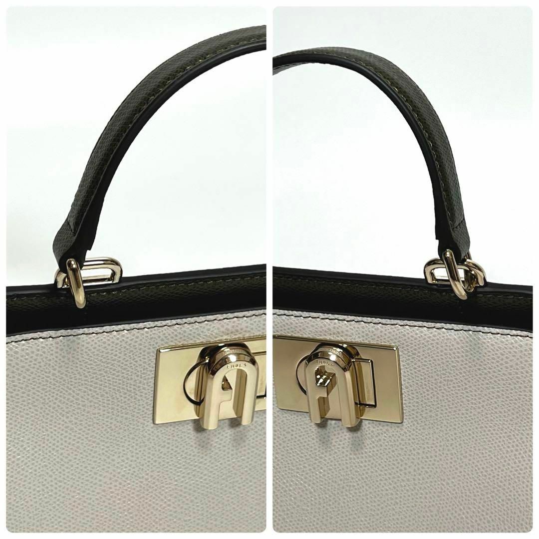 Furla(フルラ)の【極美品】 FURLA 1927 2way バッグ トップハンドル バイカラー レディースのバッグ(ショルダーバッグ)の商品写真