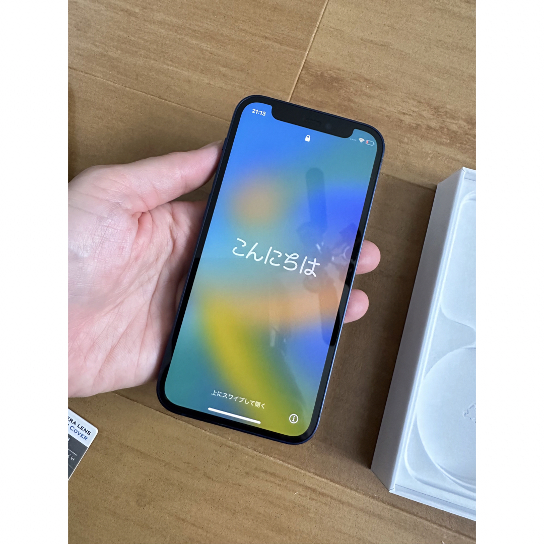 iPhone(アイフォーン)のiPhone 12 mini ブルー 256 GB SIMフリー スマホ/家電/カメラのスマートフォン/携帯電話(スマートフォン本体)の商品写真