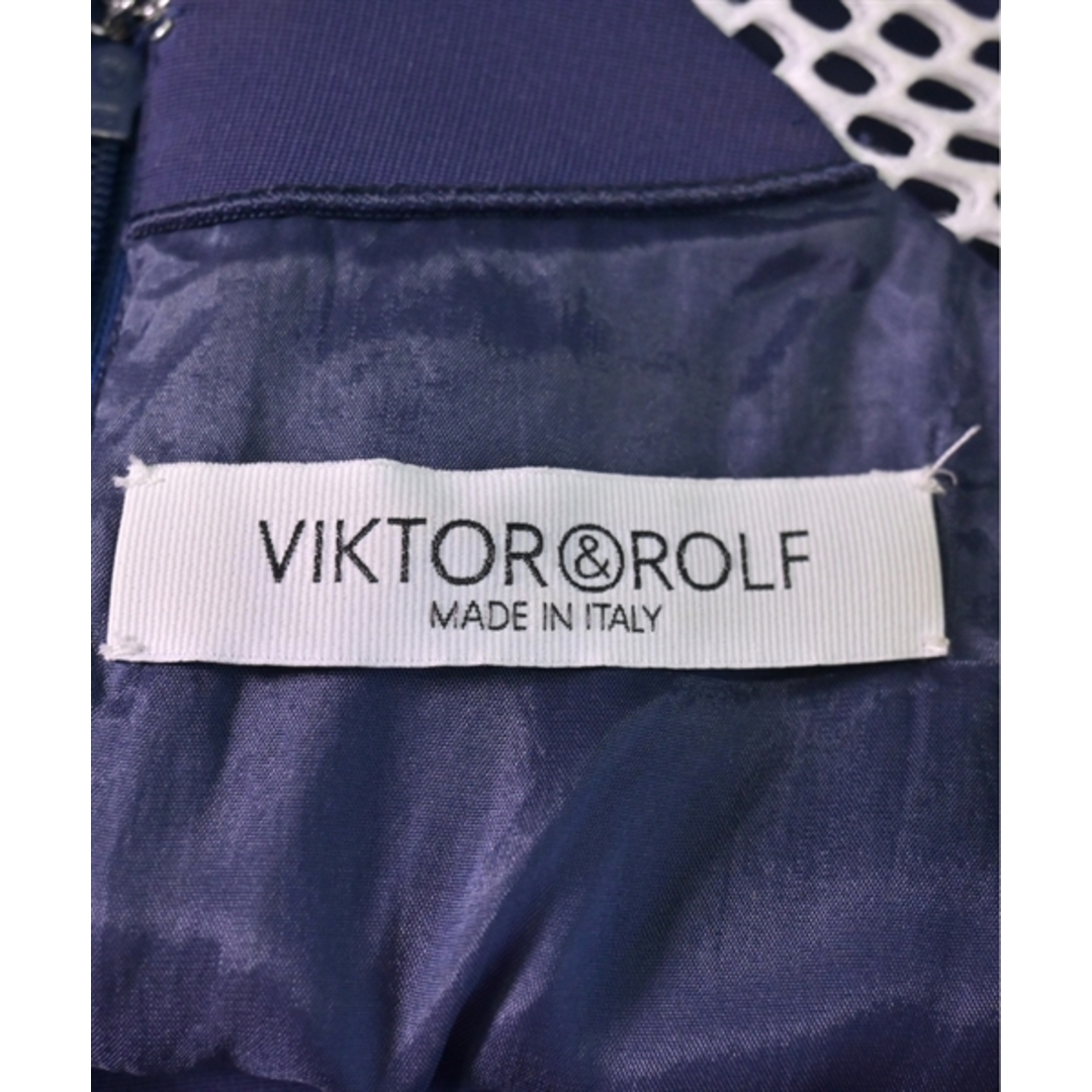 VIKTOR&ROLF - VIKTOR&ROLF ヴィクター&ロルフ ワンピース 42(M位) 紺