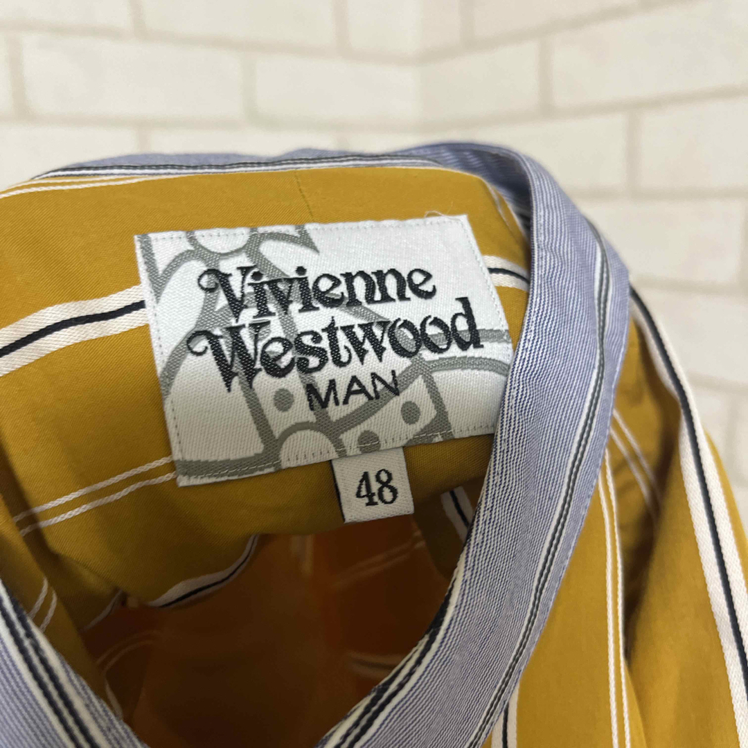Vivienne Westwood - Vivienne Westwood MAN オーブ刺繍 ストライプ