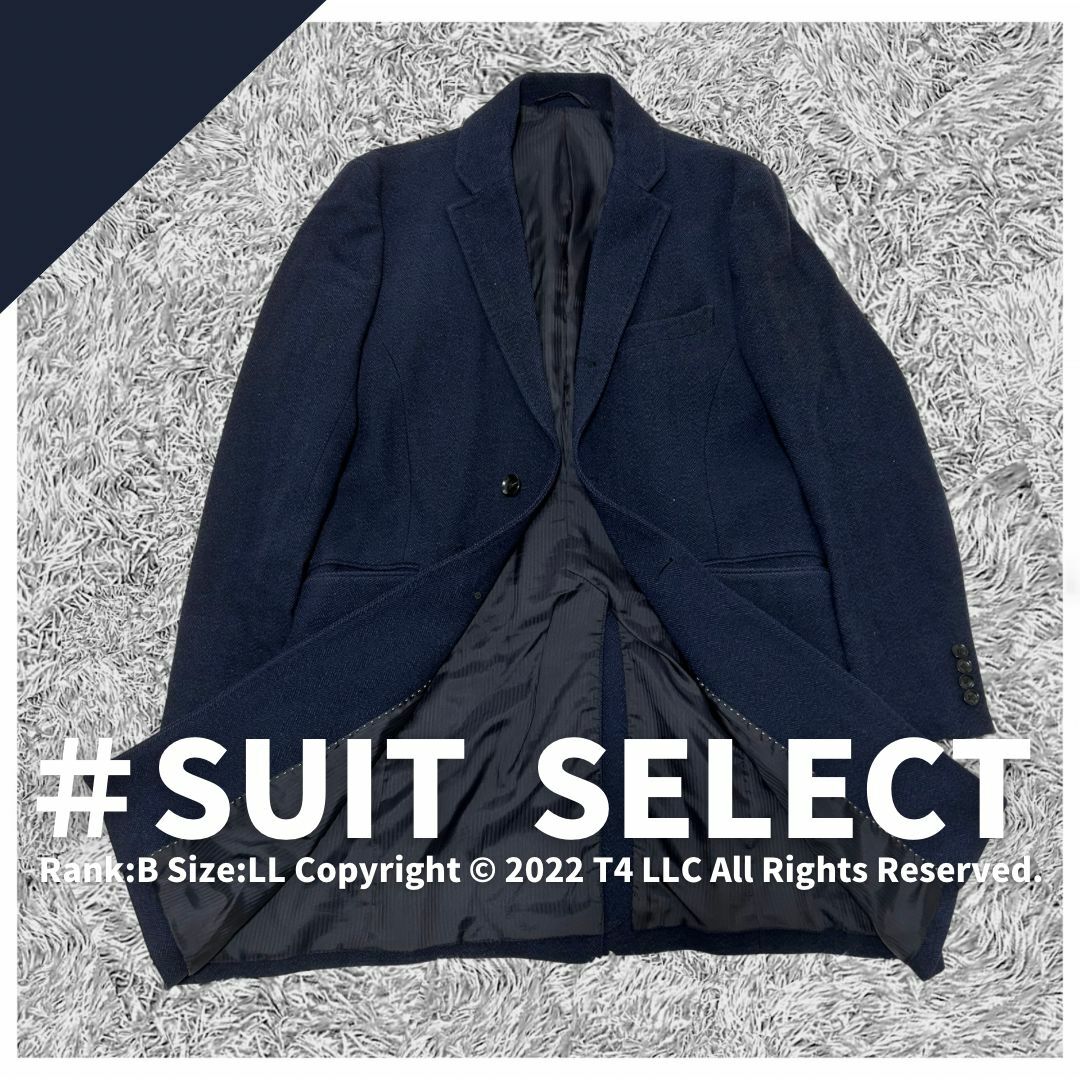 SUIT SELECT メンズ スーツジャケット LL ウール90% ✓2271 - スーツ ...