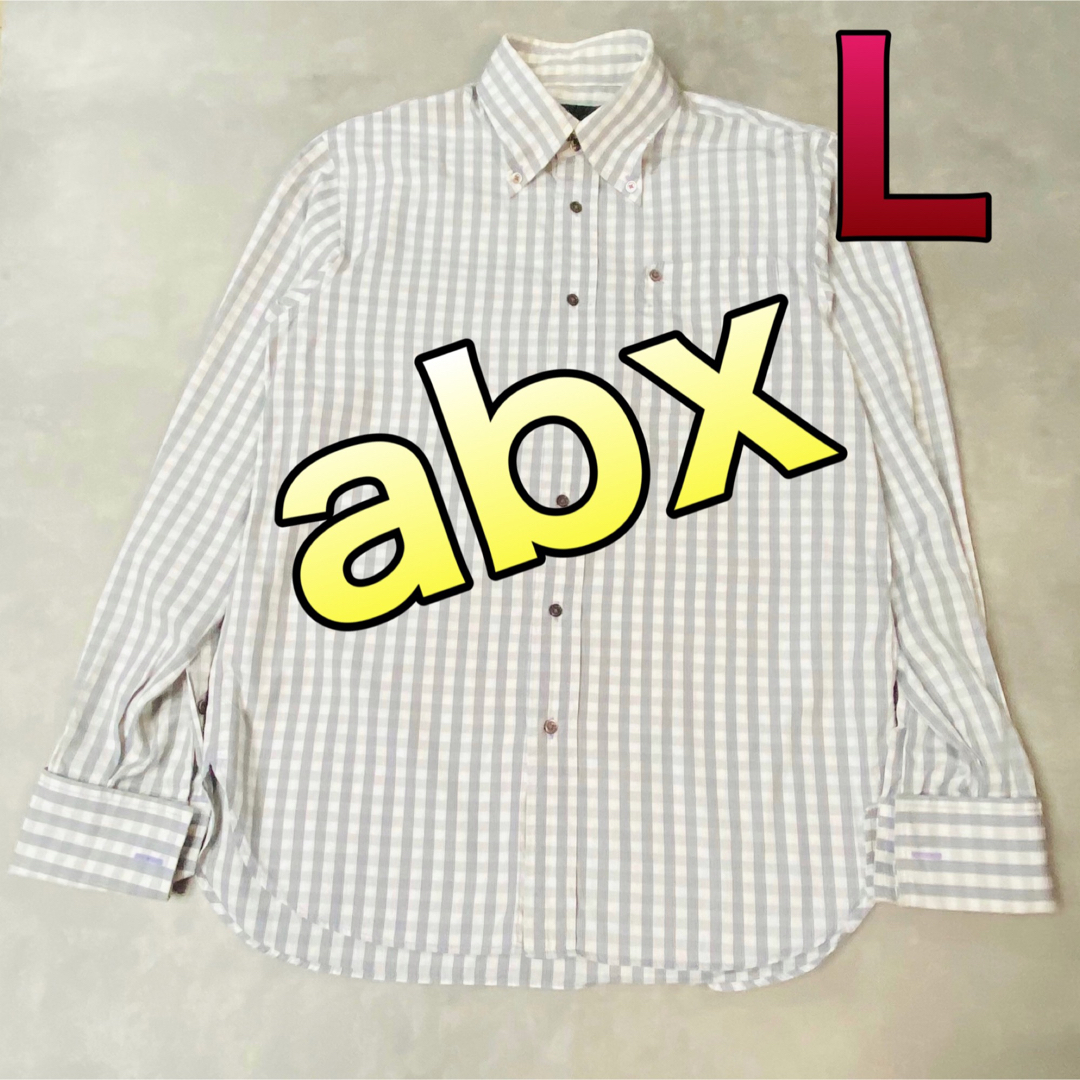 レア abx メンズ 長袖シャツ Lサイズ