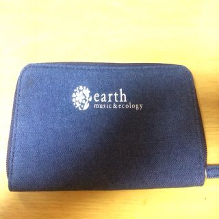 アースミュージックアンドエコロジー(earth music & ecology)のデニム長財布(財布)