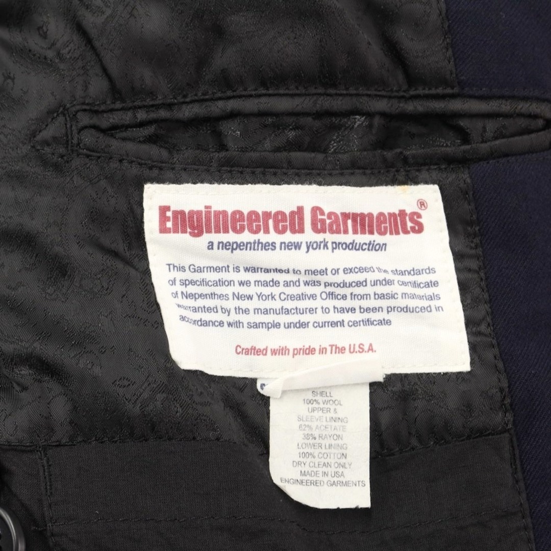 Engineered Garments(エンジニアードガーメンツ)の【中古】エンジニアードガーメンツ Engineered Garments ウール カジュアルジャケット ネイビー【サイズXS】【メンズ】 メンズのジャケット/アウター(テーラードジャケット)の商品写真