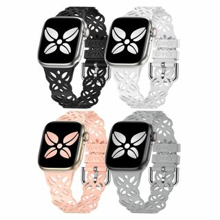 【在庫処分】【4本セット】 Apple Watch バンド/アップルウォッチ バ(その他)