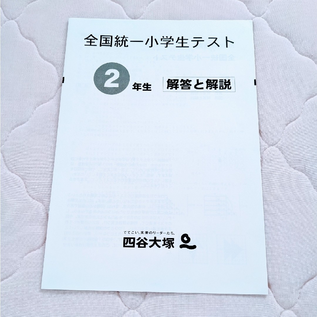 全国統一 小学生テスト 2年生　過去問　2022/06 エンタメ/ホビーの本(資格/検定)の商品写真