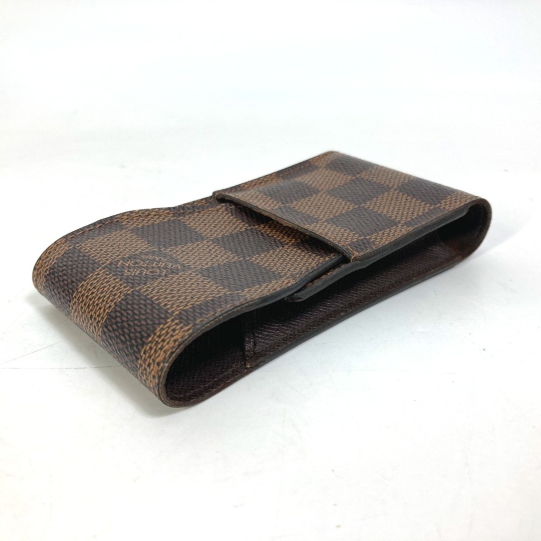 LOUIS VUITTON(ルイヴィトン)のルイヴィトン LOUIS VUITTON エテュイ シガレット N63024  ダミエ タバコケース 喫煙具 ポーチ シガレットケース ダミエキャンバス エベヌ ブラウン メンズのファッション小物(タバコグッズ)の商品写真