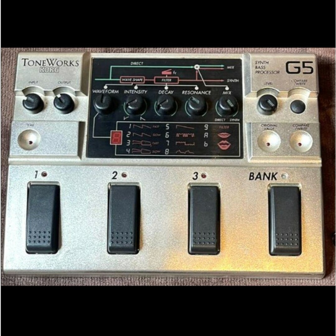 マルチエフェクター KORG TONEWORKS G5　ベースシンセプロセッサー