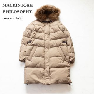 ♡美品 マッキントッシュフィロソフィー コート ラビットファー 着脱式 36