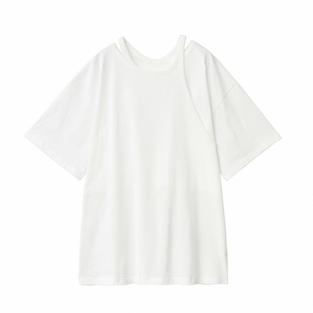 CLANE(クラネ)のCLANE HALTER LAYERED TOPS レディースのトップス(カットソー(半袖/袖なし))の商品写真