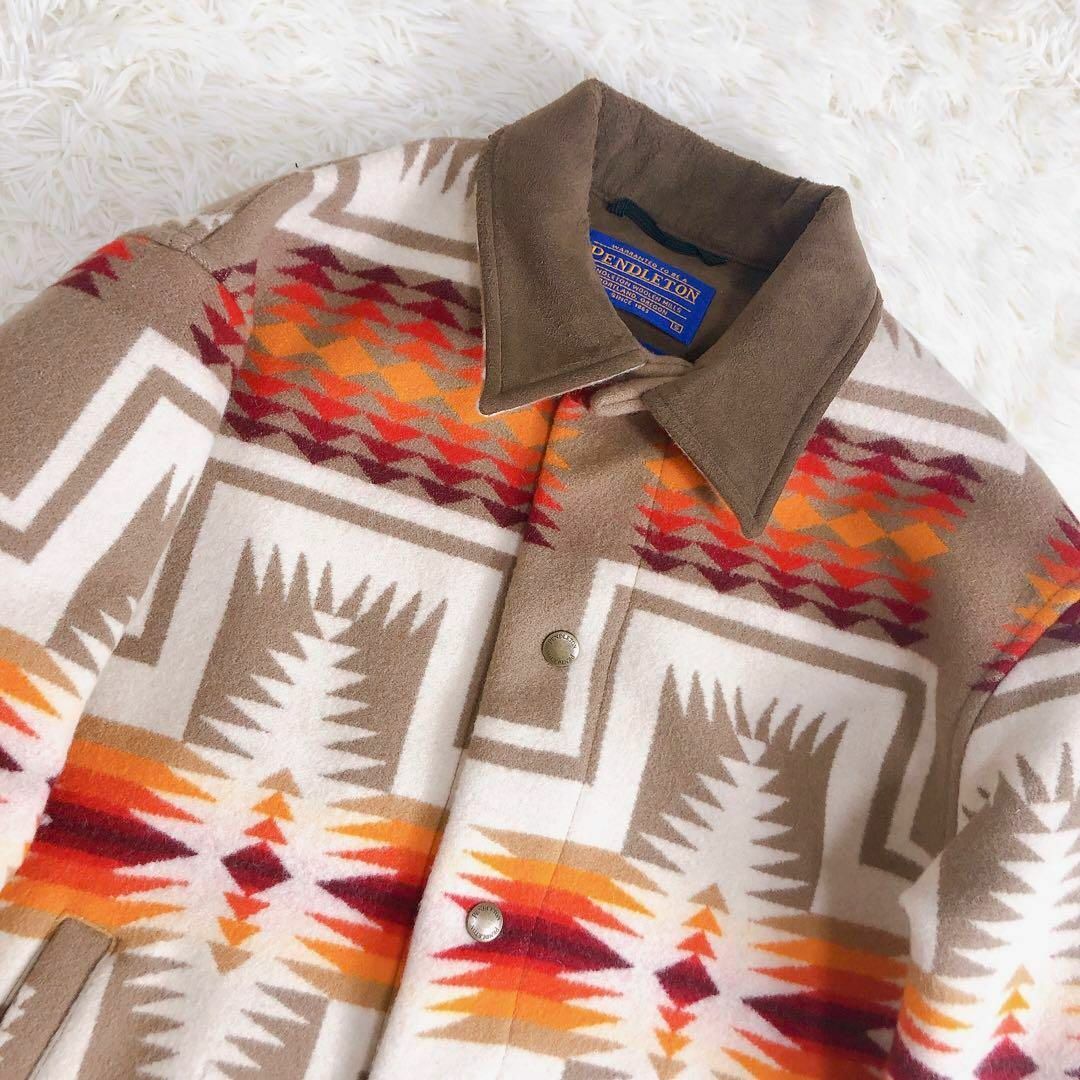 PENDLETON ペンドルトン　ハーディング柄ボアジャケット　ブルゾン