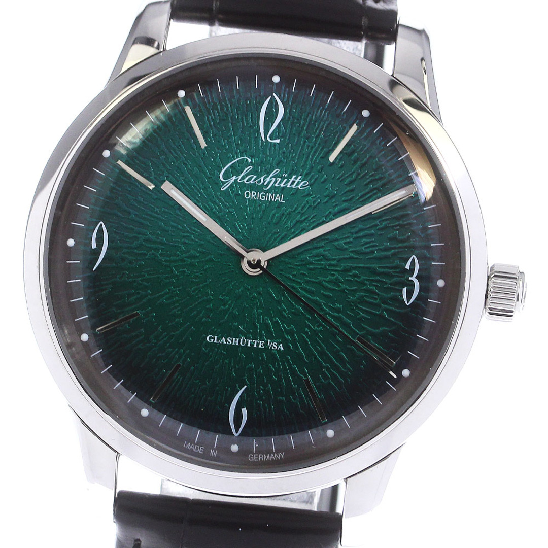 Glashutte Original(グラスヒュッテオリジナル)のグラスヒュッテ・オリジナル GLASHUTTE ORIGINAL 1-39-52-03-02-04 セネタ シックスティーズ 自動巻き メンズ 保証書付き_764909 メンズの時計(腕時計(アナログ))の商品写真