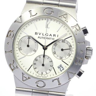 ベルト訳あり ブルガリ BVLGARI RTC49S レッタンゴロ クロノグラフ デイト クォーツ メンズ _764532