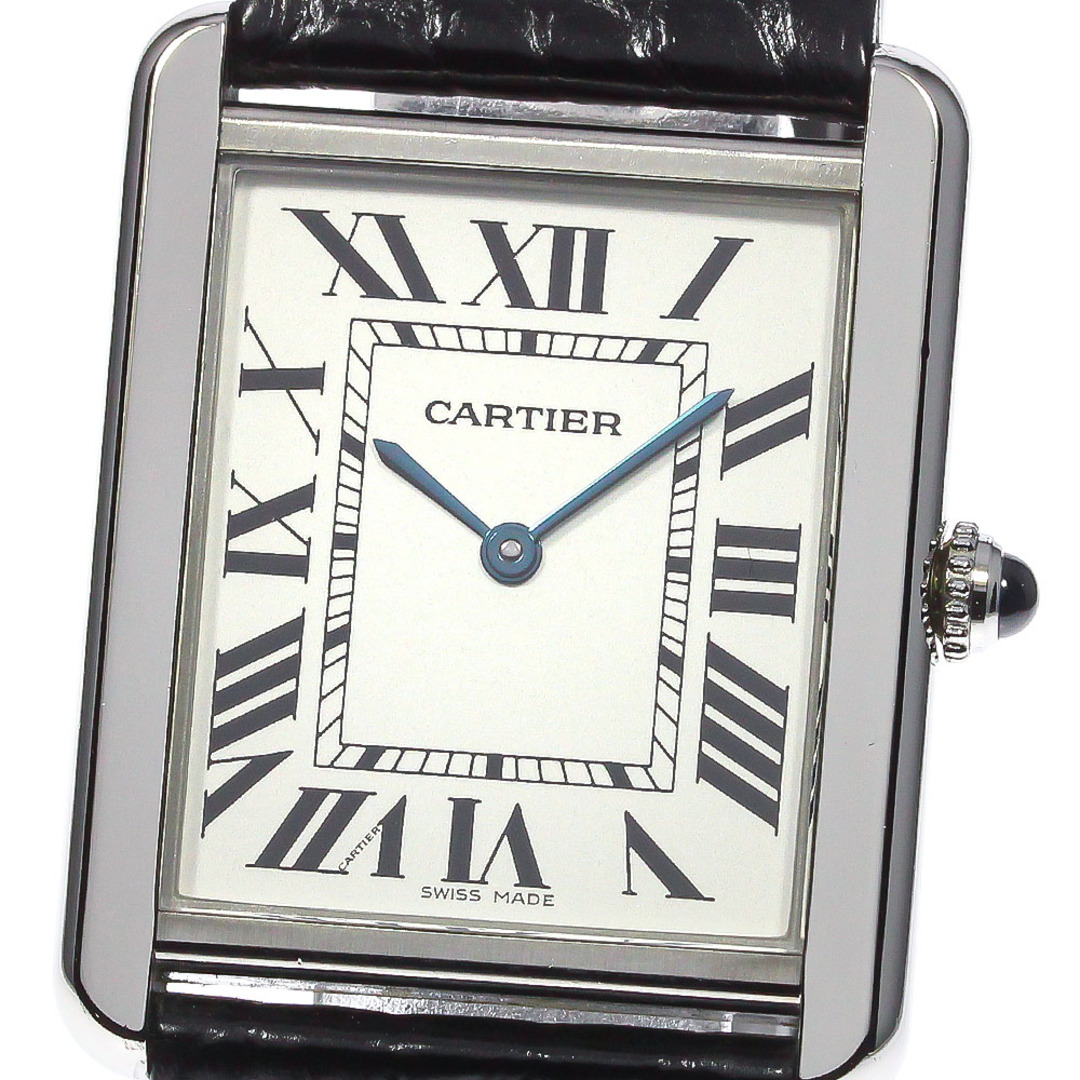 ジャンク カルティエ CARTIER WSTA0028 タンクソロLM クォーツ メンズ _761607