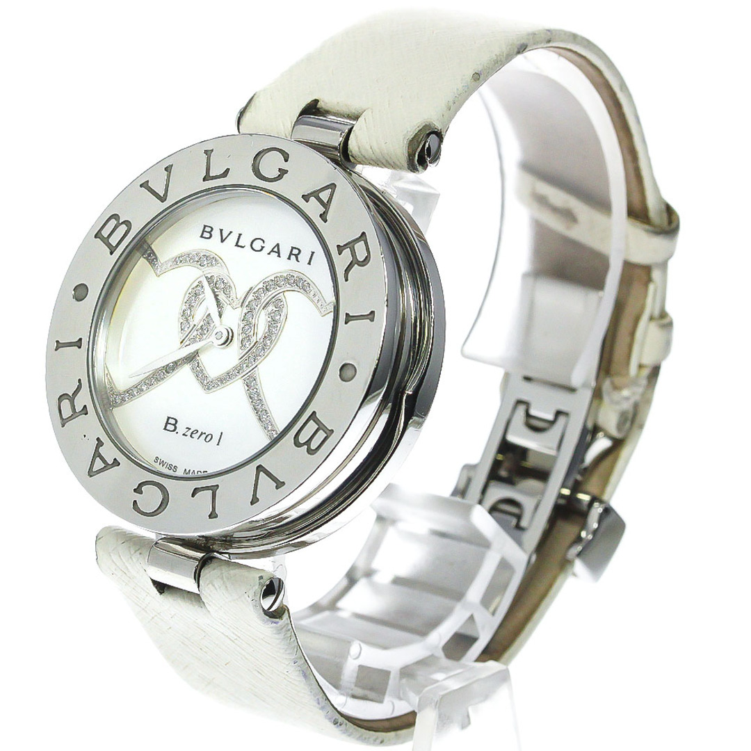 ジャンク ブルガリ BVLGARI BZ35S B-zero1 ダブルハート ダイヤ クォーツ レディース _759997