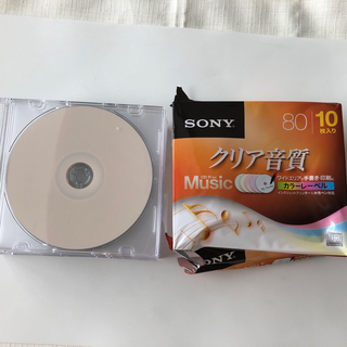 ミュージックCD SONY クリア音質　8枚(CD/DVD収納)