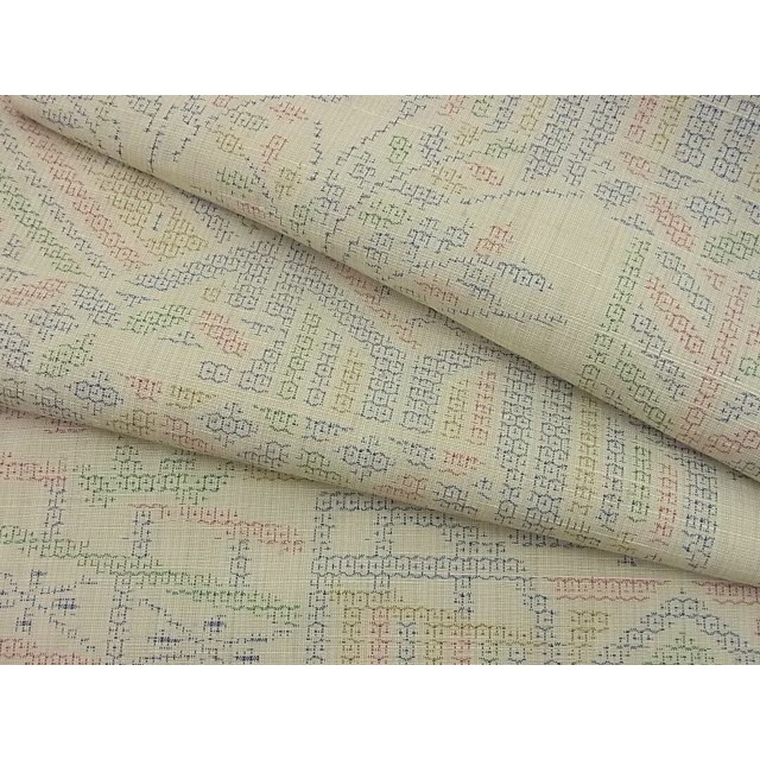 平和屋野田店□上質な白紬 100亀甲 籬花文 逸品 n-gh0956の通販 by