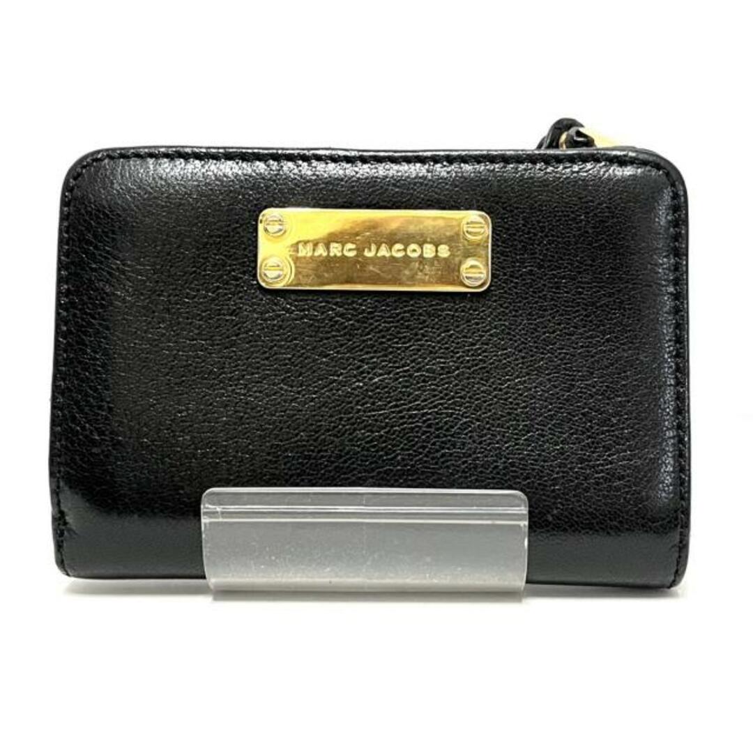 MARC JACOBS - マークジェイコブス 2つ折り財布 - 黒の通販 by ブラン