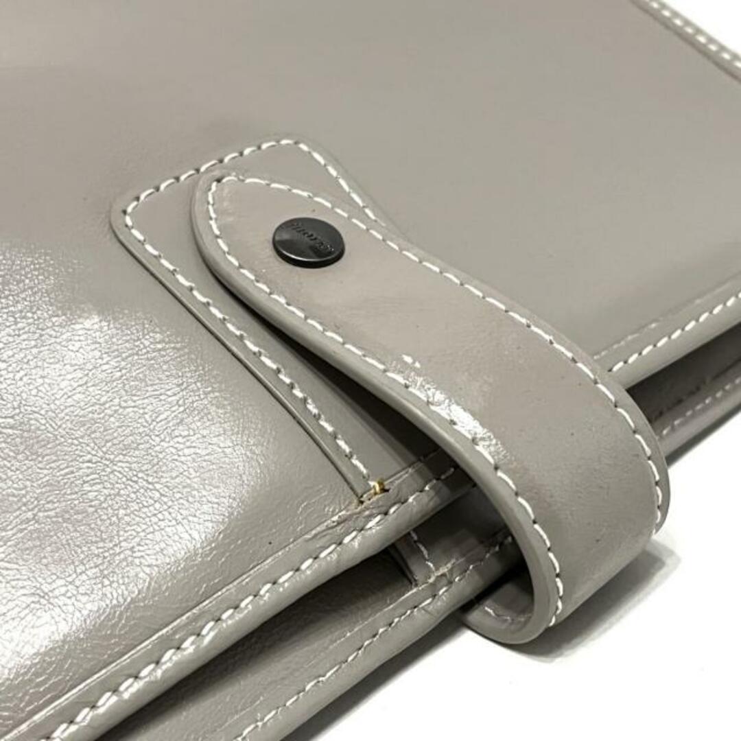 Filofax - ファイロファックス 手帳 - グレー レザーの通販 by ブラン