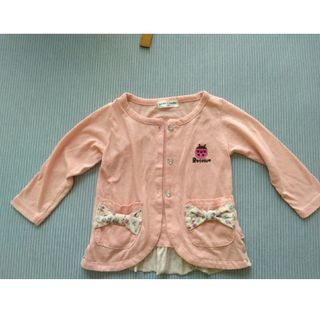 女児長袖カーディガン　90(カーディガン)