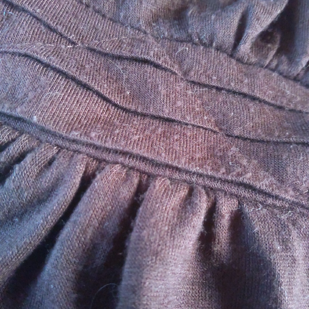 紫色前開きトップス レディースのトップス(カットソー(半袖/袖なし))の商品写真