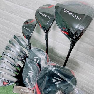新品ステルスHD ゴルフクラブセット メンズ テーラーメイド12本 新品バッグ付