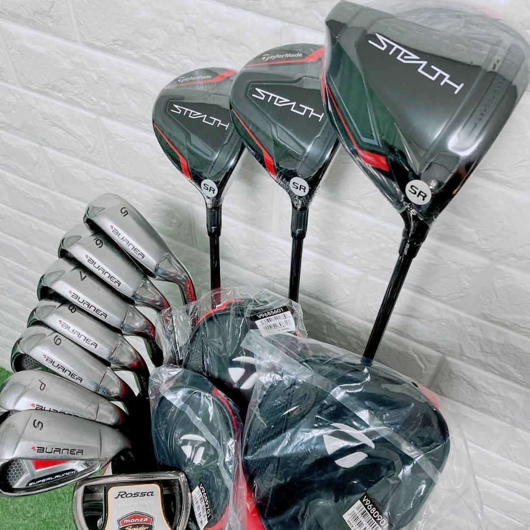 TaylorMade - 新品 ステルス ゴルフクラブセット メンズ