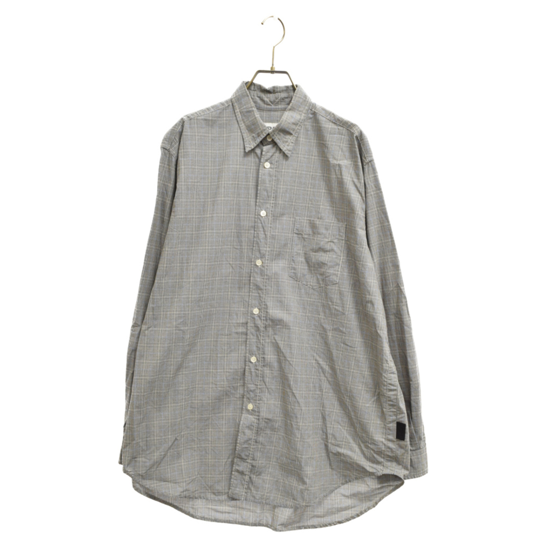 KENZO ケンゾー 22SS GREY CASUAL SHIRT グレイチェック長袖シャツ FC55CH4251LJ グレー | フリマアプリ ラクマ