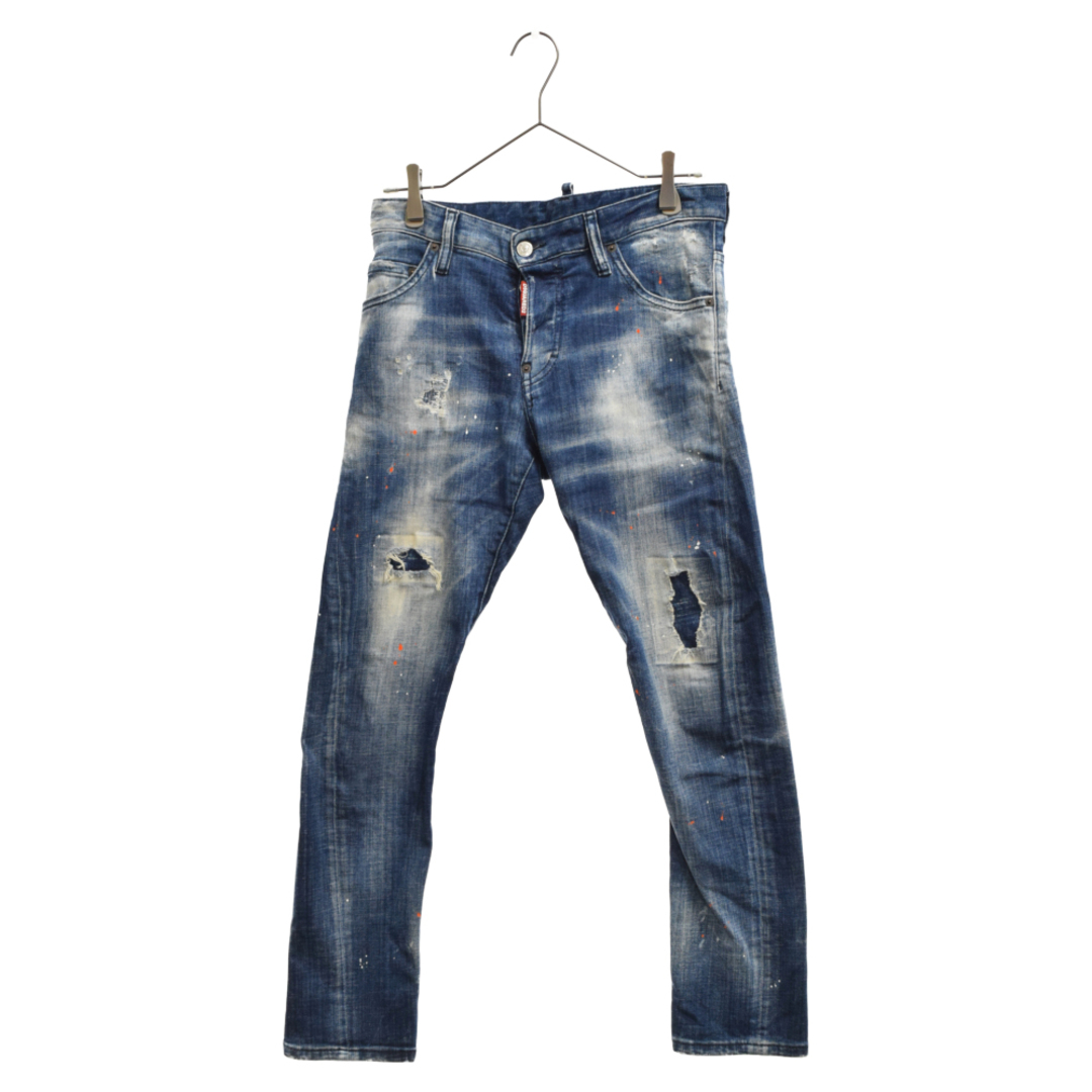 DSQUARED2 ディースクエアード 20AW SEXY TWIST DENIM セクシーツイストデニム スキニーデニムパンツ S74LB0822 ブルー