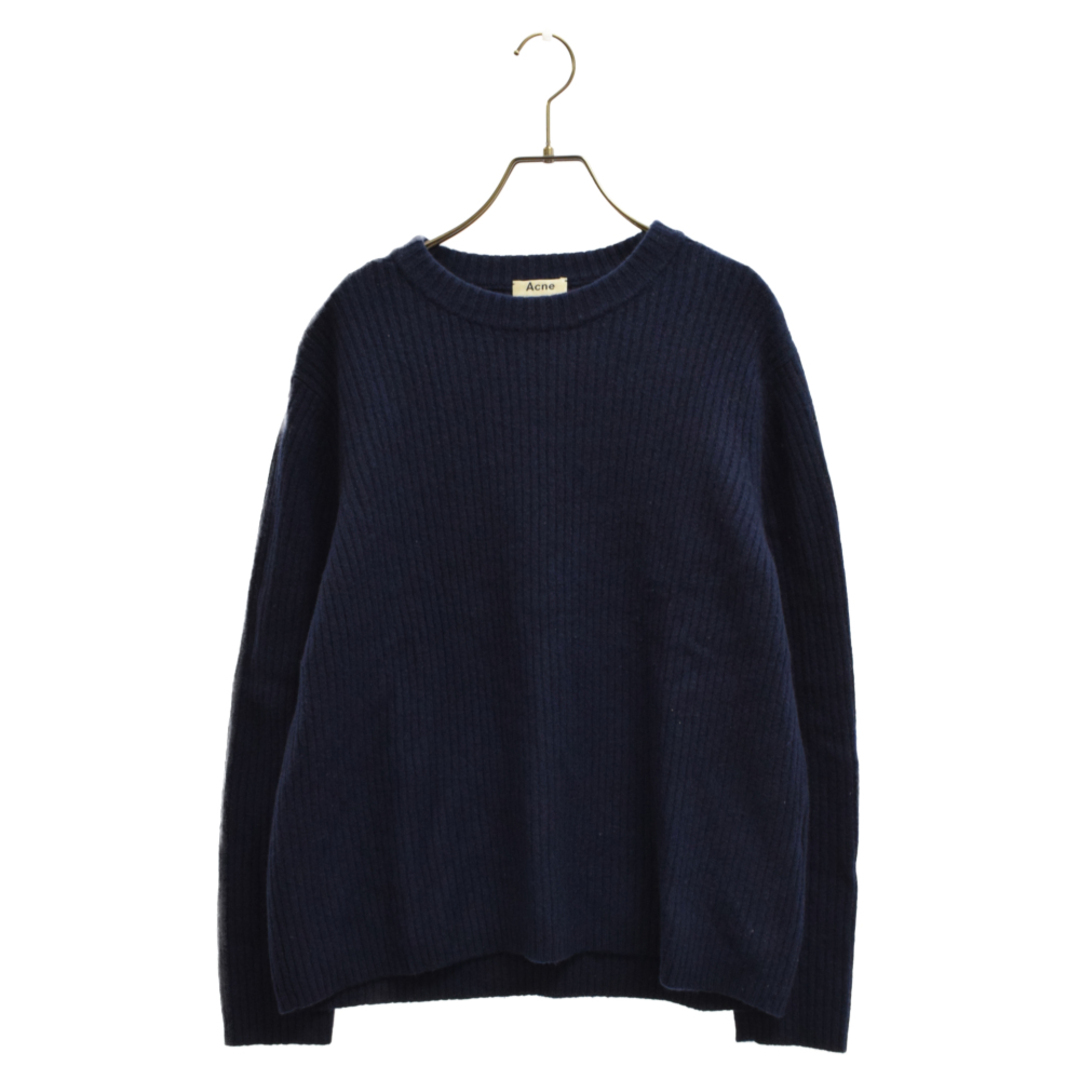 Acne Studios アクネ スティディオス Crew Neck Sweater クルーネック ウールニット 長袖セーター FN-MN-KNIT000117 ネイビー