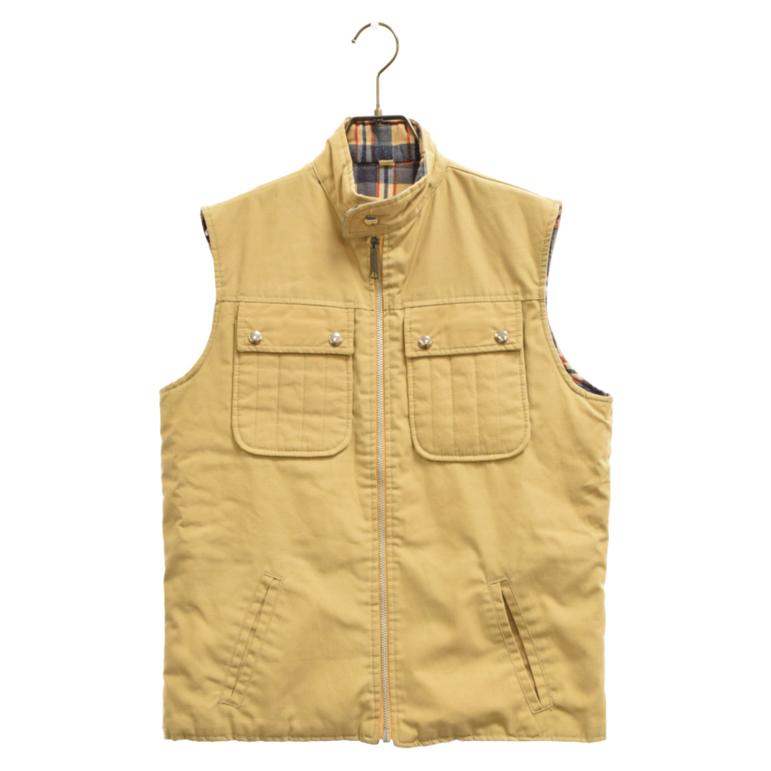 JC Penney ジェイシーペニー 70S VINTAGE THE MENS SHOP ヴィンテージ リバーシブルジップアップ ベスト ベージュ