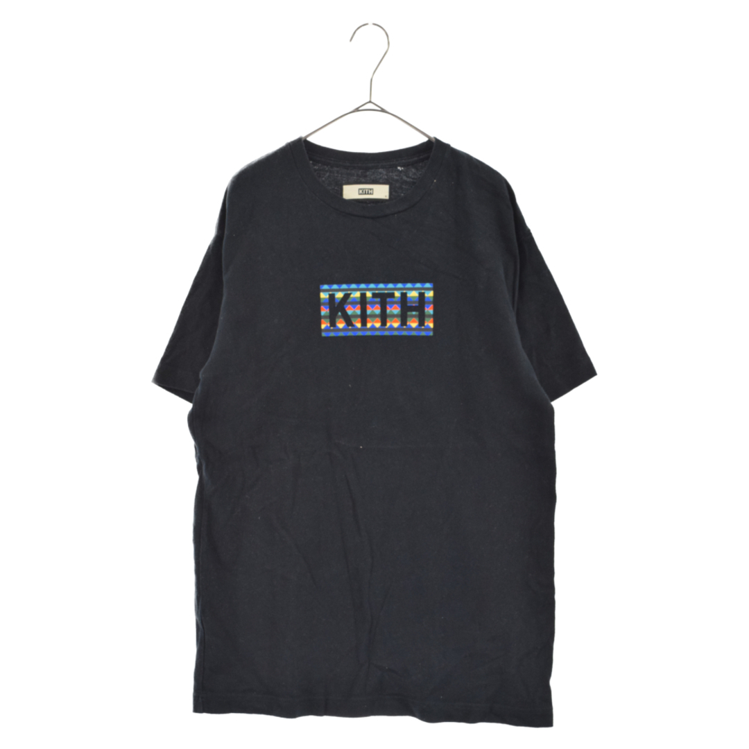 KITH キス ロゴプリント半袖カットソー プリントTシャツ ブラック - T