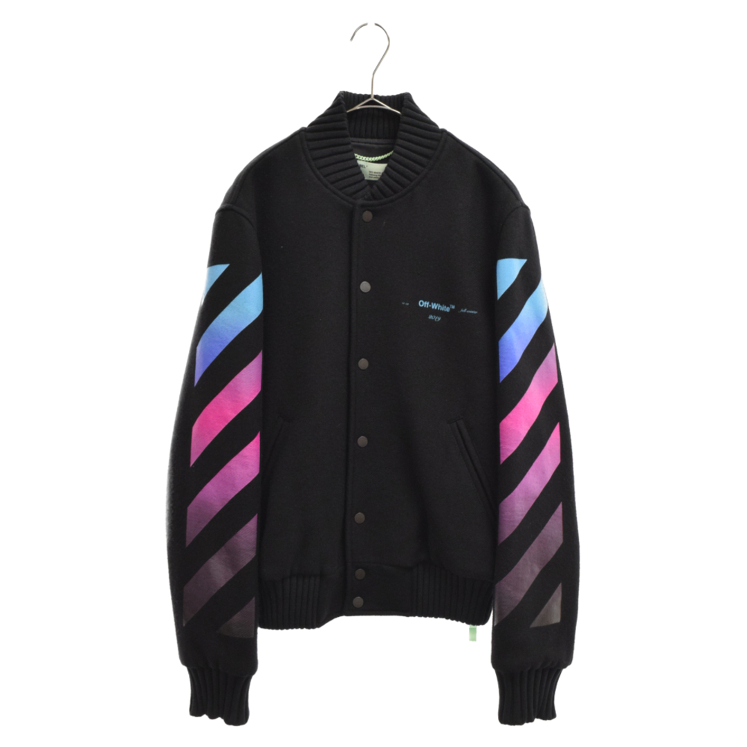 OFF-WHITE - OFF-WHITE オフホワイト 18AW DIAG GRADIENT VARSITY