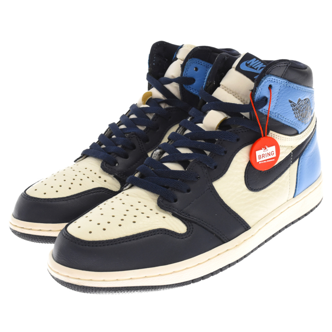 NIKE - NIKE ナイキ AIR JORDAN1 RETRO HIGH OG OBSIDIAN UNIVERSITY ...