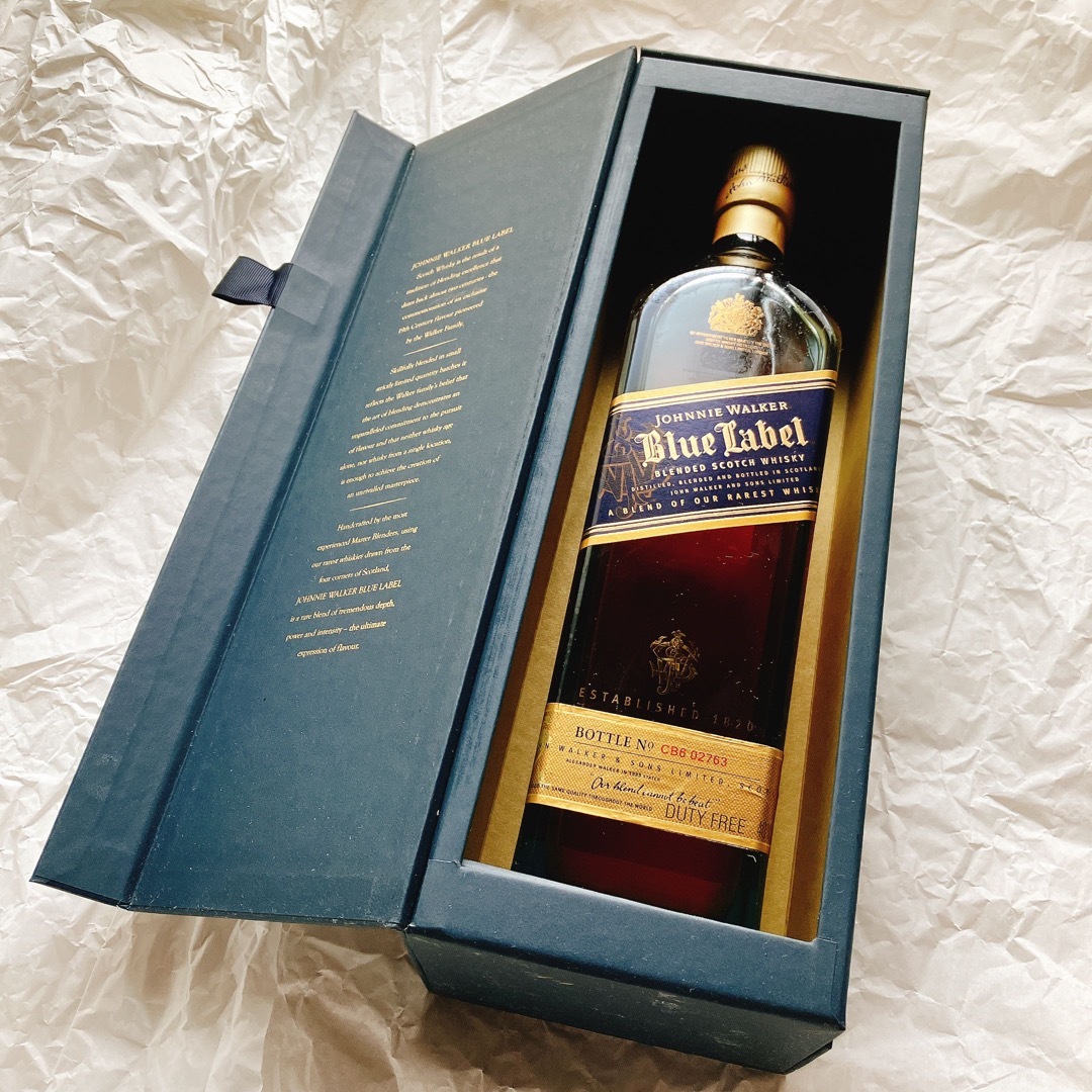 JOHNNIE WALKER BlueLavel 訳あり★未開栓品★