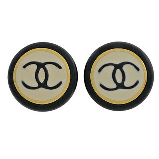 シャネル(CHANEL)のシャネル ココマーク ラウンド イヤリング GP 【中古】(イヤリング)