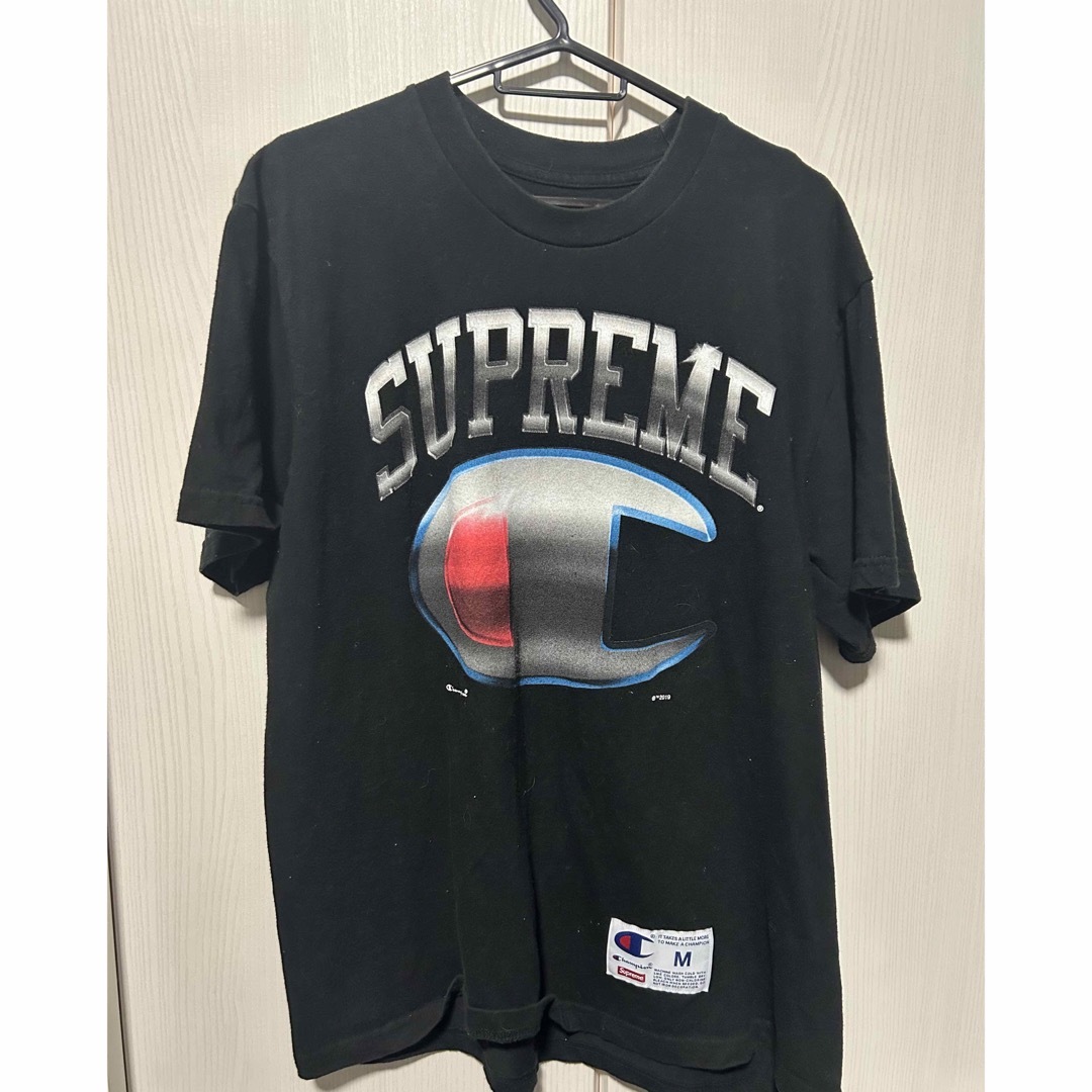 黒S Supreme Champion Chrome Tee