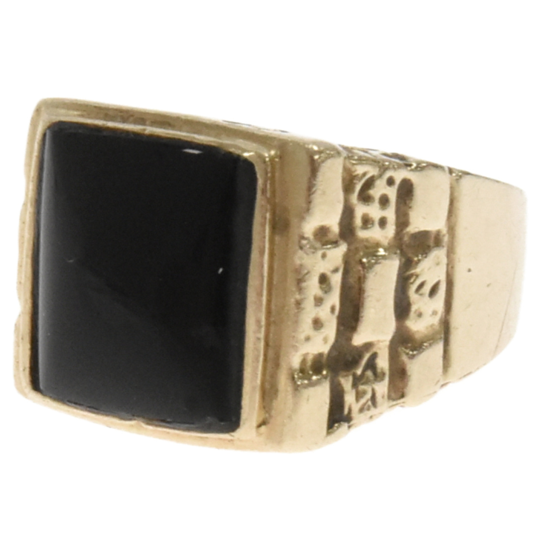 14k gold onyx ring 14金 オニキス リング　supreme