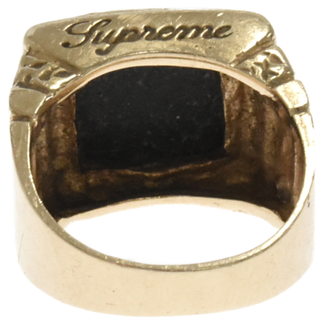 14k gold onyx ring 14金 オニキス リング　supreme