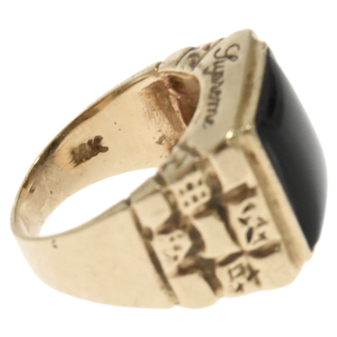 Supreme onyx ring オニキス14k ゴールド ピンキー リング