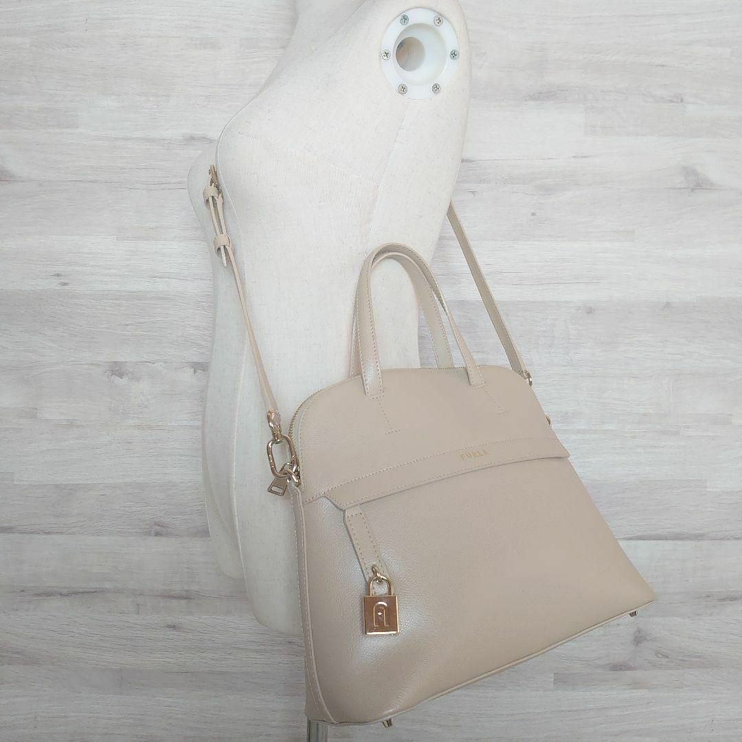 フルラ PIPER M パイパー 2way ショルダーバッグ レザー ドーム