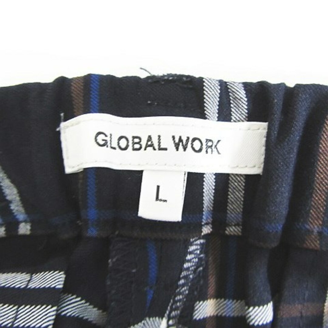 GLOBAL WORK(グローバルワーク)のGLOBAL WORK パンツ フルレングス レーヨン ストレッチ チェック L レディースのパンツ(その他)の商品写真