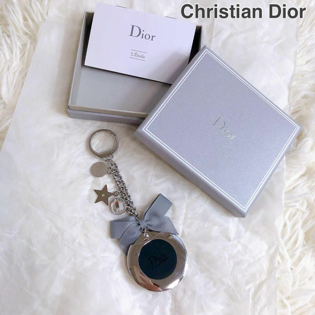 新品 Christian Dior ディオール バッグチャーム ゴールド