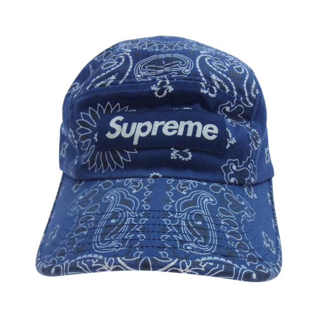 Supreme   Supreme シュプリーム キャップ SS Bandana Camp Cap Navy