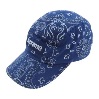 シュプリーム(Supreme)のSupreme シュプリーム キャップ 21SS Bandana Camp Cap Navy バンダナ キャンプ キャップ  ネイビー系【中古】(その他)