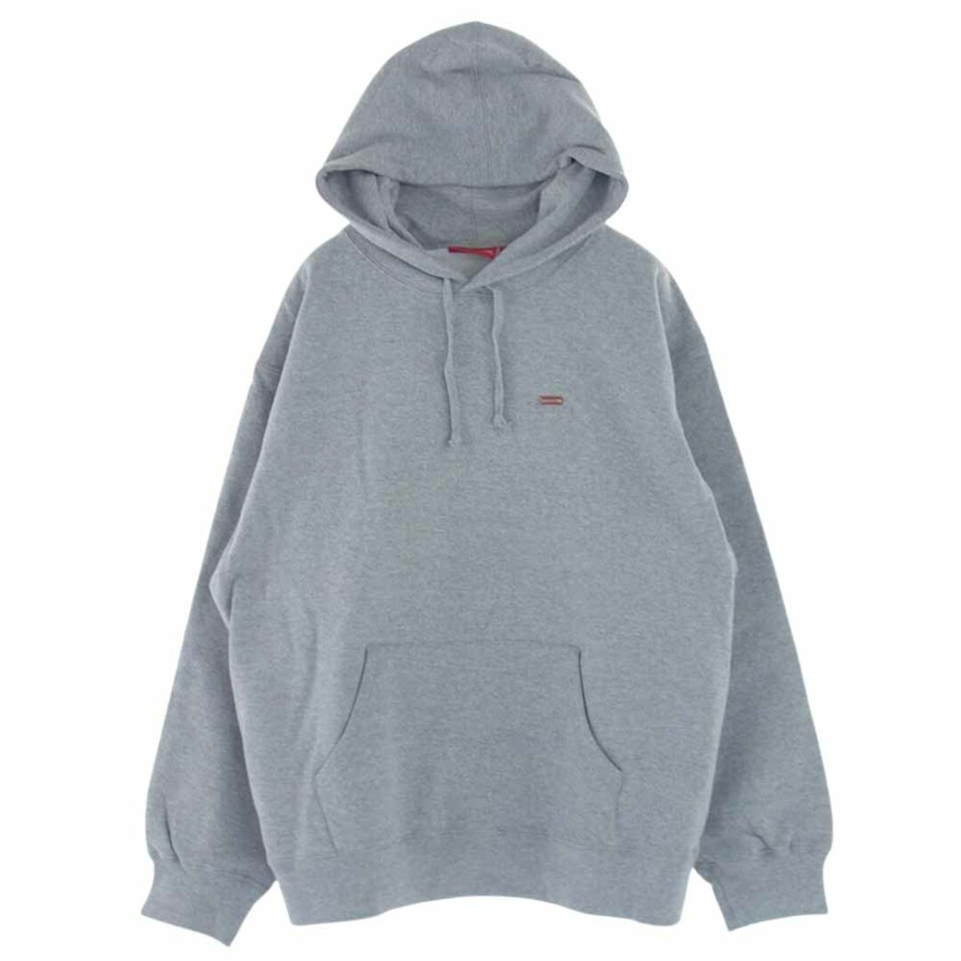 SUPREME シュプリーム Small Box Hooded Sweatshirt スモールボックスロゴ スウェット パーカー グレー