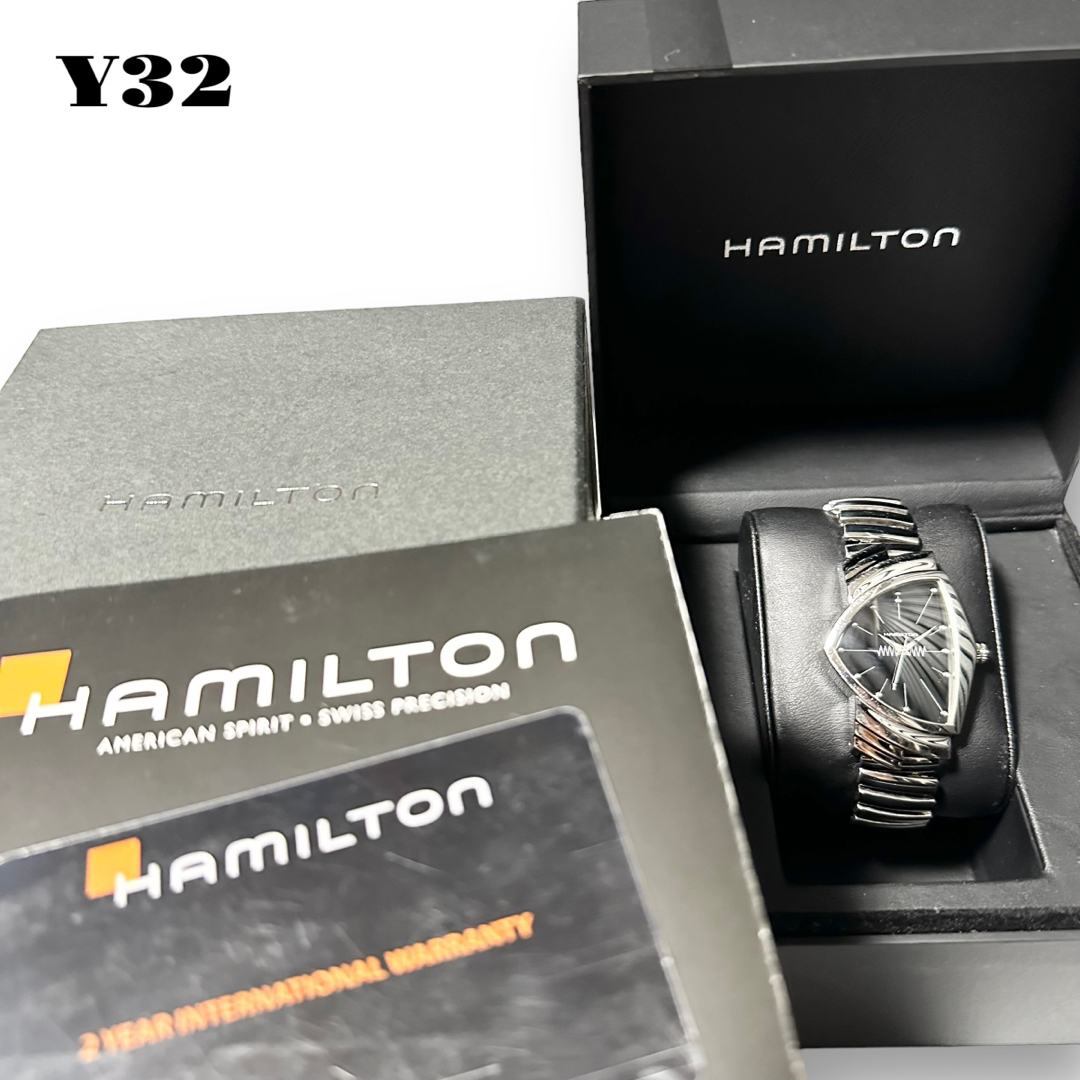 人気品！ HAMILTON ベンチュラ H244112 金属 蛇腹 ロカビリー