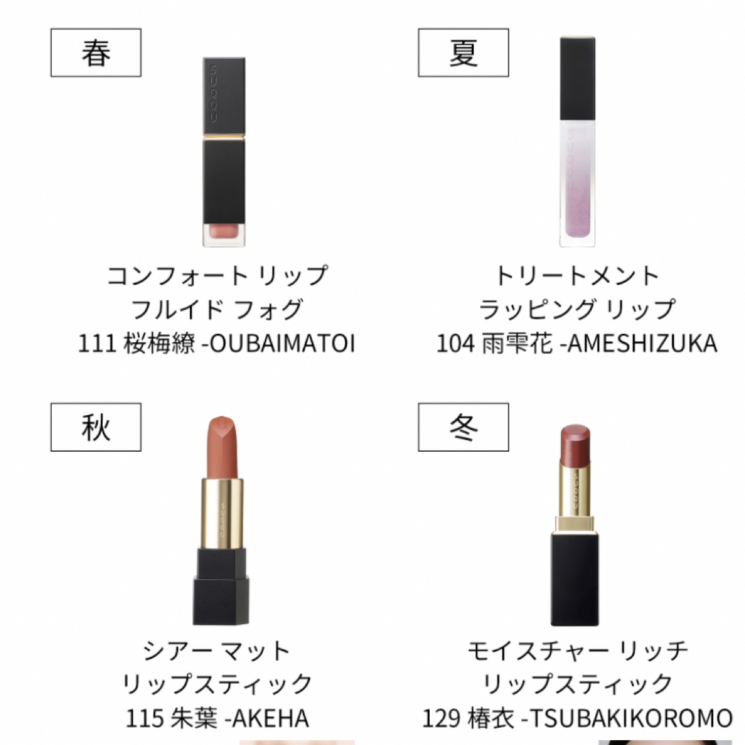 SUQQU - 新品【限定】SUQQU 20thアニバーサリー リップキットの通販 by